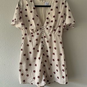 Adorable star pattern ROMPER Princess Polly